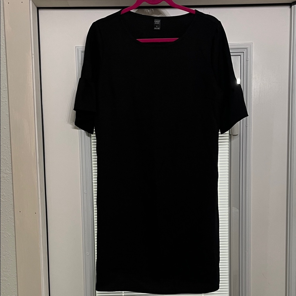 Elegant Black Midi Dress